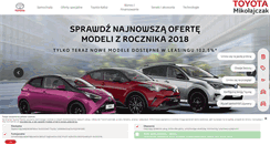 Desktop Screenshot of kalisz.toyocar.pl